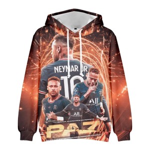 Bluza dziecięca 3D Piłkarze PSG Rozmiar 100-160     