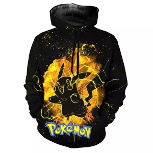 Bluza dziecięca  3D POKEMON Rozmiar 100-160   