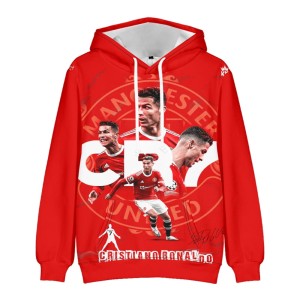 Bluza dziecięca 3D Piłkarze RONALDO Rozmiar 100-160