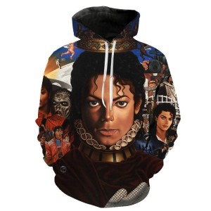 Bluza UNISEX 3D Michael Jackson  Rozmiar XXS-4XL     