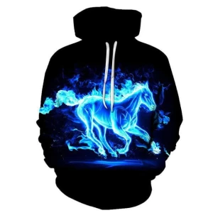 Bluza dziecięca 3D KONIE Rozmiar 100-160  