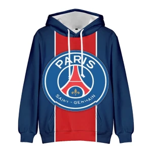 Bluza dziecięca 3D Piłkarze PSG Rozmiar 100-160    