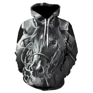 Bluza dziecięca  3D KONIE Rozmiar 100-160