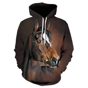 Bluza dziecięca  3D KONIE Rozmiar 100-160