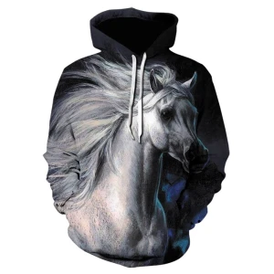 Bluza dziecięca  3D KONIE Rozmiar 100-160