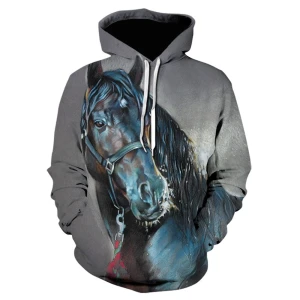 Bluza dziecięca 3D KONIE Rozmiar 100-160