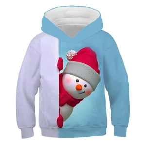 Bluza dziecięca 3D ŚWIĄTECZNA Rozmiar 100-160