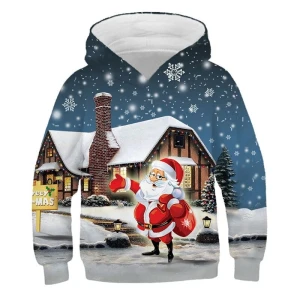 Bluza dziecięca    3D ŚWIĄTECZNA Rozmiar 100-160