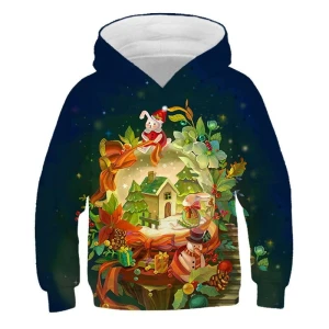 Bluza dziecięca    3D ŚWIĄTECZNA Rozmiar 100-160