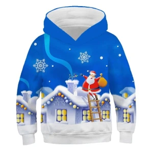 Bluza dziecięca  3D ŚWIĄTECZNA Rozmiar 100-160