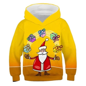 Bluza dziecięca  3D ŚWIĄTECZNA Rozmiar 100-160