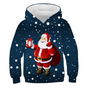 Bluza dziecięca  3D ŚWIĄTECZNA Rozmiar 100-160