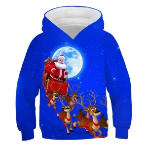 Bluza dziecięca  3D ŚWIĄTECZNA Rozmiar 100-160