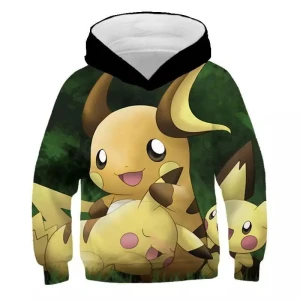 Bluza dziecięca  3D POKEMON Rozmiar 100-160