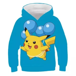 Bluza dziecięca  3D POKEMON Rozmiar 100-160