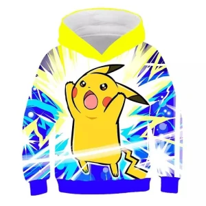 Bluza dziecięca  3D POKEMON Rozmiar 100-160