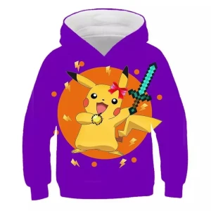 Bluza dziecięca 3D POKEMON Rozmiar 100-160    