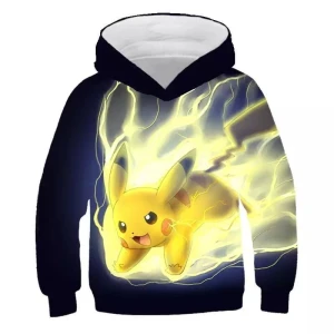 Bluza dziecięca  3D POKEMON Rozmiar 100-160    