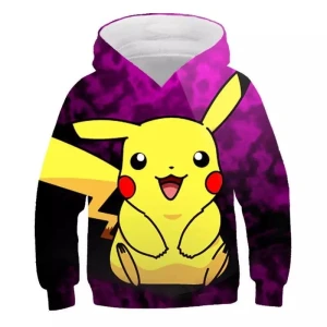 Bluza dziecięca 3D POKEMON Rozmiar 100-160  
