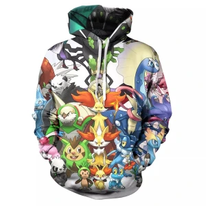 Bluza dziecięca  3D POKEMON Rozmiar 100-160