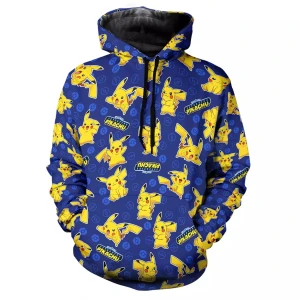 Bluza dziecięca 3D POKEMON Rozmiar 100-160 