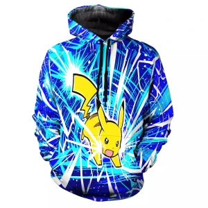 Bluza dziecięca 3D POKEMON Rozmiar 100-160