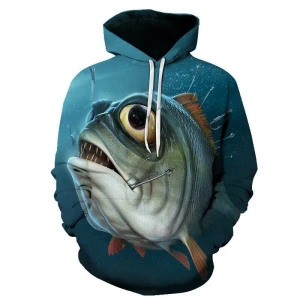 Bluza dziecięca 3D RYBY Rozmiar 100-160