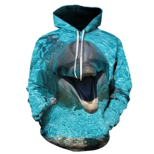 Bluza dziecięca   3D RYBY Rozmiar 100-160
