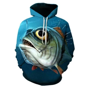 Bluza dziecięca  3D RYBY Rozmiar 100-160