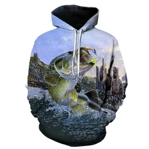Bluza dziecięca 3D RYBY Rozmiar 100-160  
