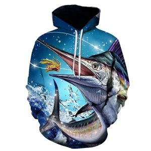 Bluza dziecięca  3D RYBY Rozmiar 100-160
