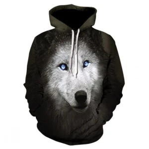Bluza dziecięca  3D WILKI Rozmiar 100-160 