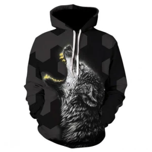 Bluza dziecięca  3D WILKI Rozmiar 100-160 