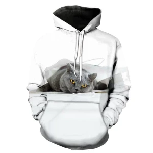 Bluza dziecięca  3D Psy i Koty Rozmiar 100-160