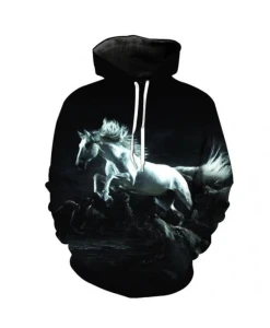 Bluza dziecięca  3D KONIE Rozmiar 100-160