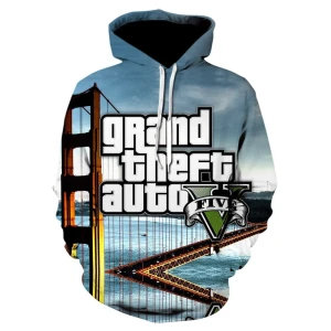  Bluza UNISEX 3D GTA Rozmiar XXS-4XL    