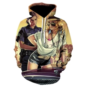  Bluza UNISEX 3D GTA Rozmiar XXS-4XL   