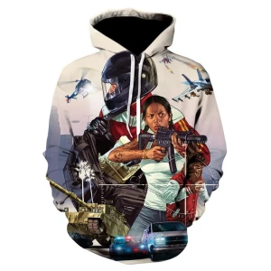  Bluza UNISEX 3D GTA Rozmiar XXS-4XL  