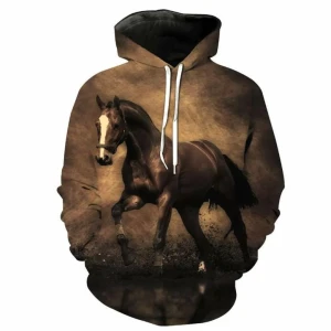 Bluza dziecięca  3D KONIE Rozmiar 100-160