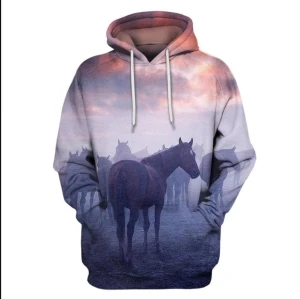 Bluza dziecięca   3D KONIE Rozmiar 100-160