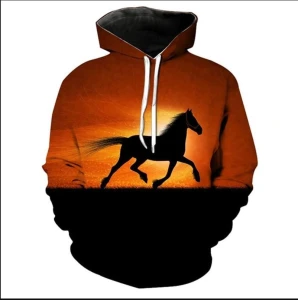 Bluza dziecięca 3D KONIE Rozmiar 100-160   