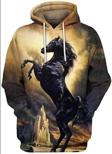 Bluza dziecięca  3D KONIE Rozmiar 100-160