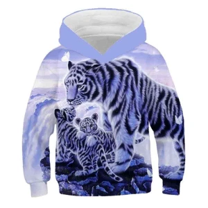 Bluza dziecięca 3D TYGRYS Rozmiar 100-160