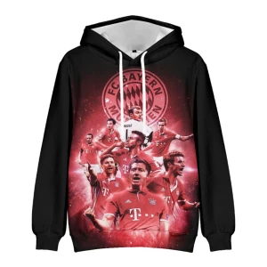 Bluza dziecięca 3D Piłkarze LEWANDOWSKI Rozmiar 100-160