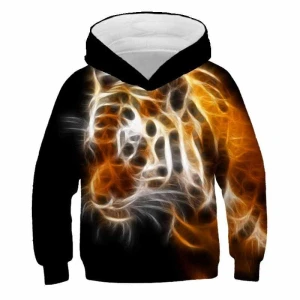 Bluza dziecięca  3D TYGRYS Rozmiar 100-160