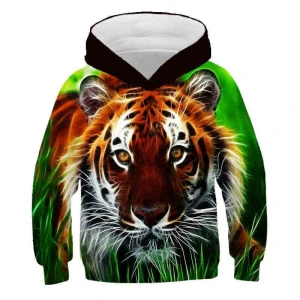 Bluza dziecięca  3D TYGRYS Rozmiar 100-160