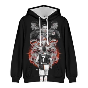 Bluza dziecięca 3D Piłkarze RONALDO Rozmiar 100-160