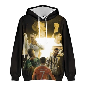 Bluza dziecięca 3D Piłkarze RONALDO Rozmiar 100-160