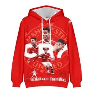 Bluza dziecięca 3D Piłkarze RONALDO Rozmiar 100-160