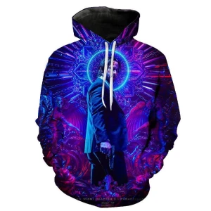  Bluza UNISEX 3D John Wick  Rozmiar XXS-4XL      